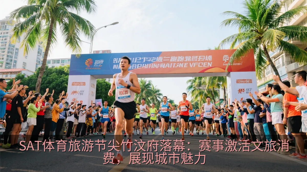 体育旅游节迷你马拉松与群众参与场景